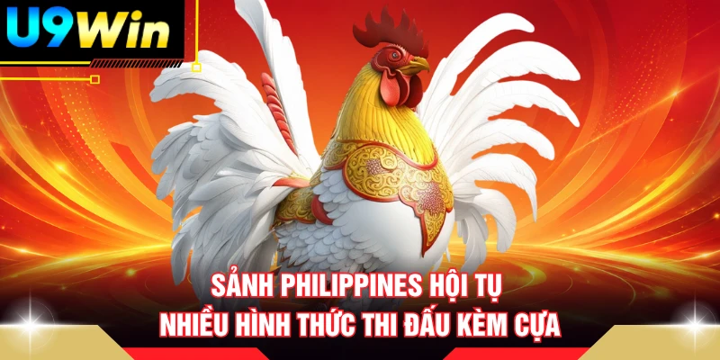 Sảnh Philippines hội tụ nhiều hình thức thi đấu kèm cựa